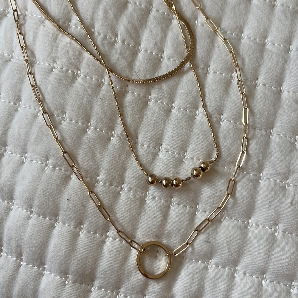 Layered Gold Necklace